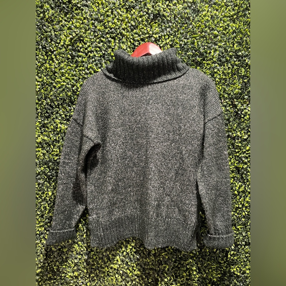 Cozy Green Turtleneck Sweater